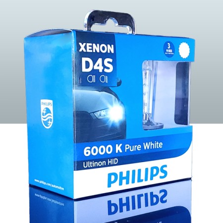 PHILIPS - D4S - Ultinon HID Xenon Bulbs - PAIR - Overnight Express Delivery Included